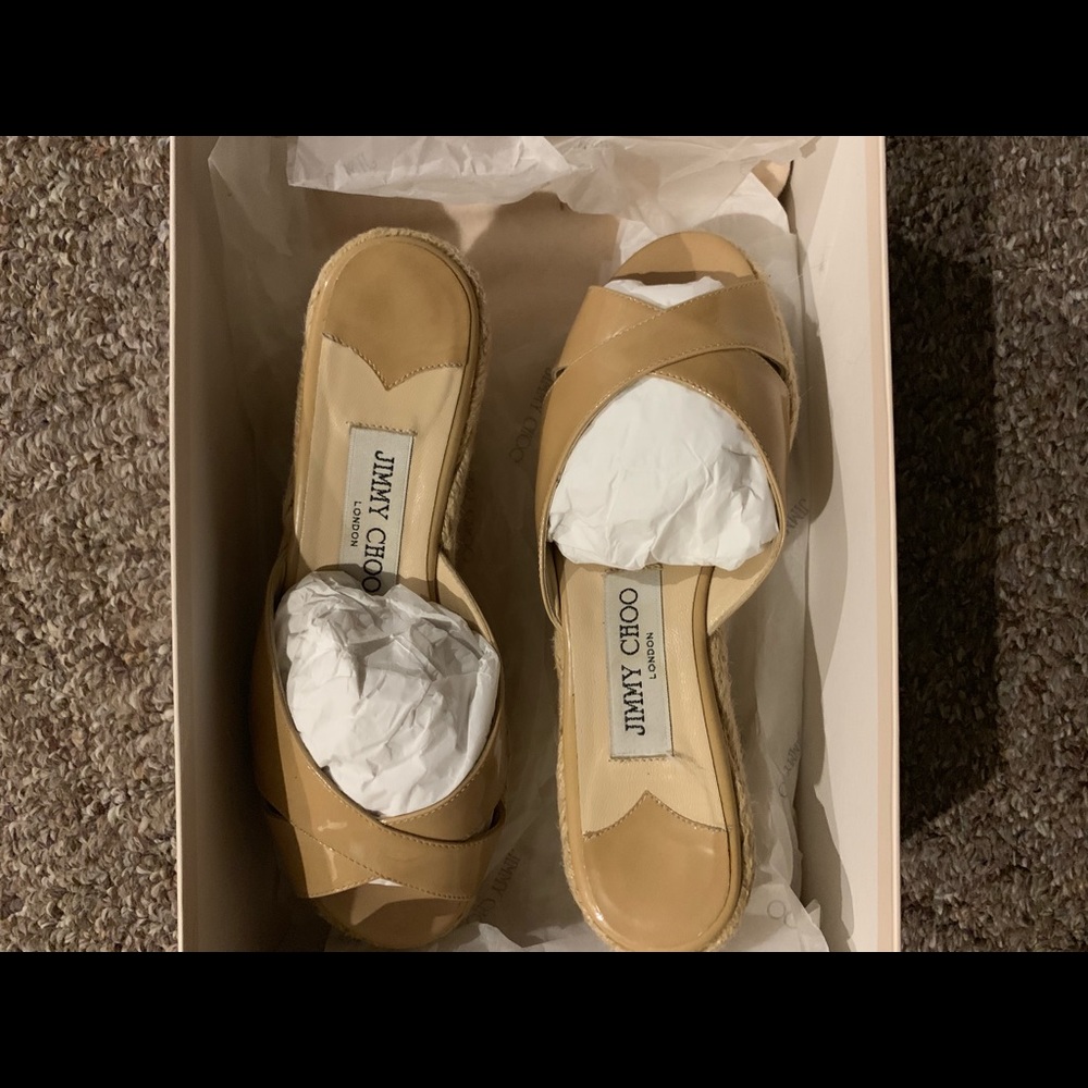 NIB Jimmy Choo wedges.